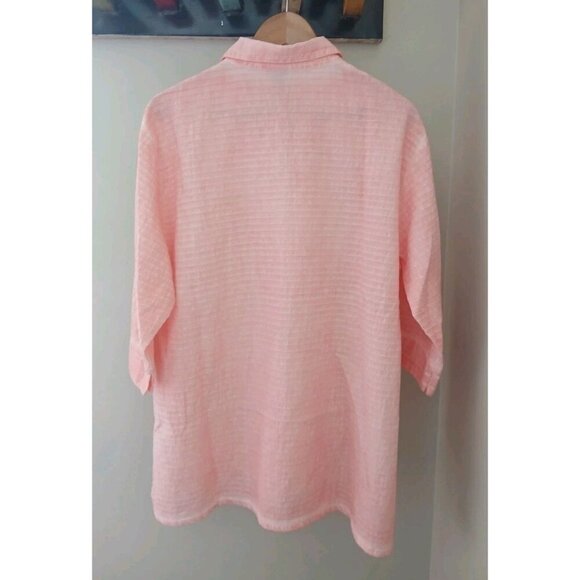 New Focus Popover Waffle Textured Blouse - Picture 6 of 9